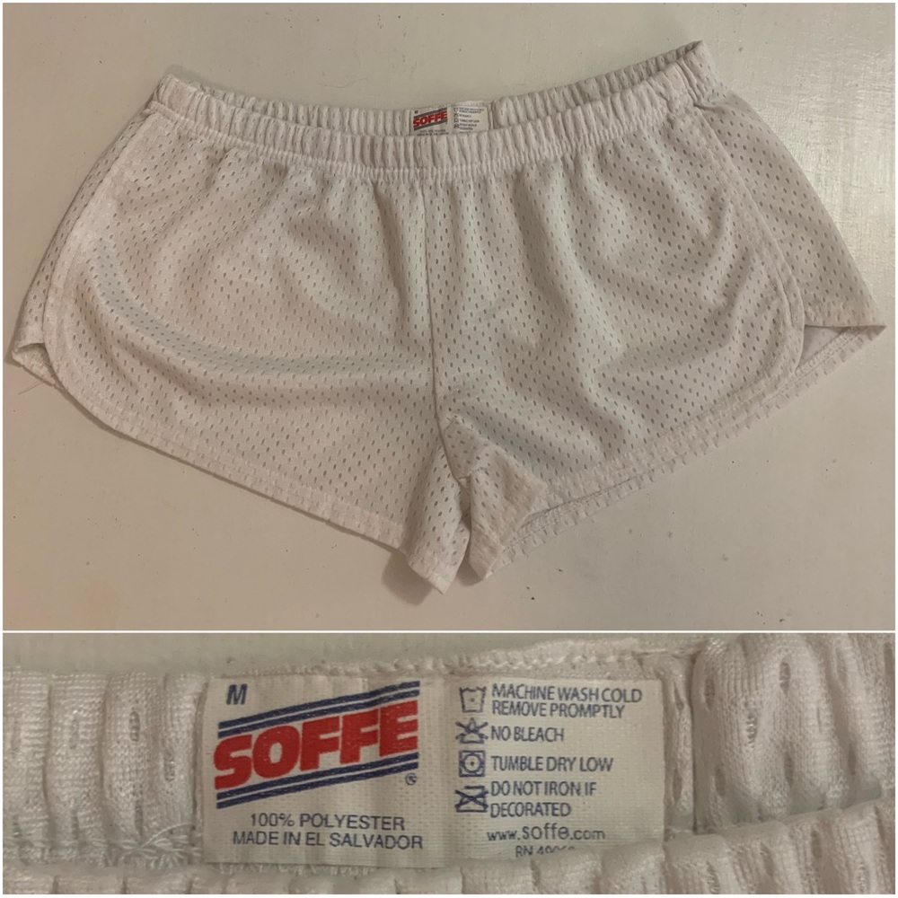 White Soffe Mesh Shorts